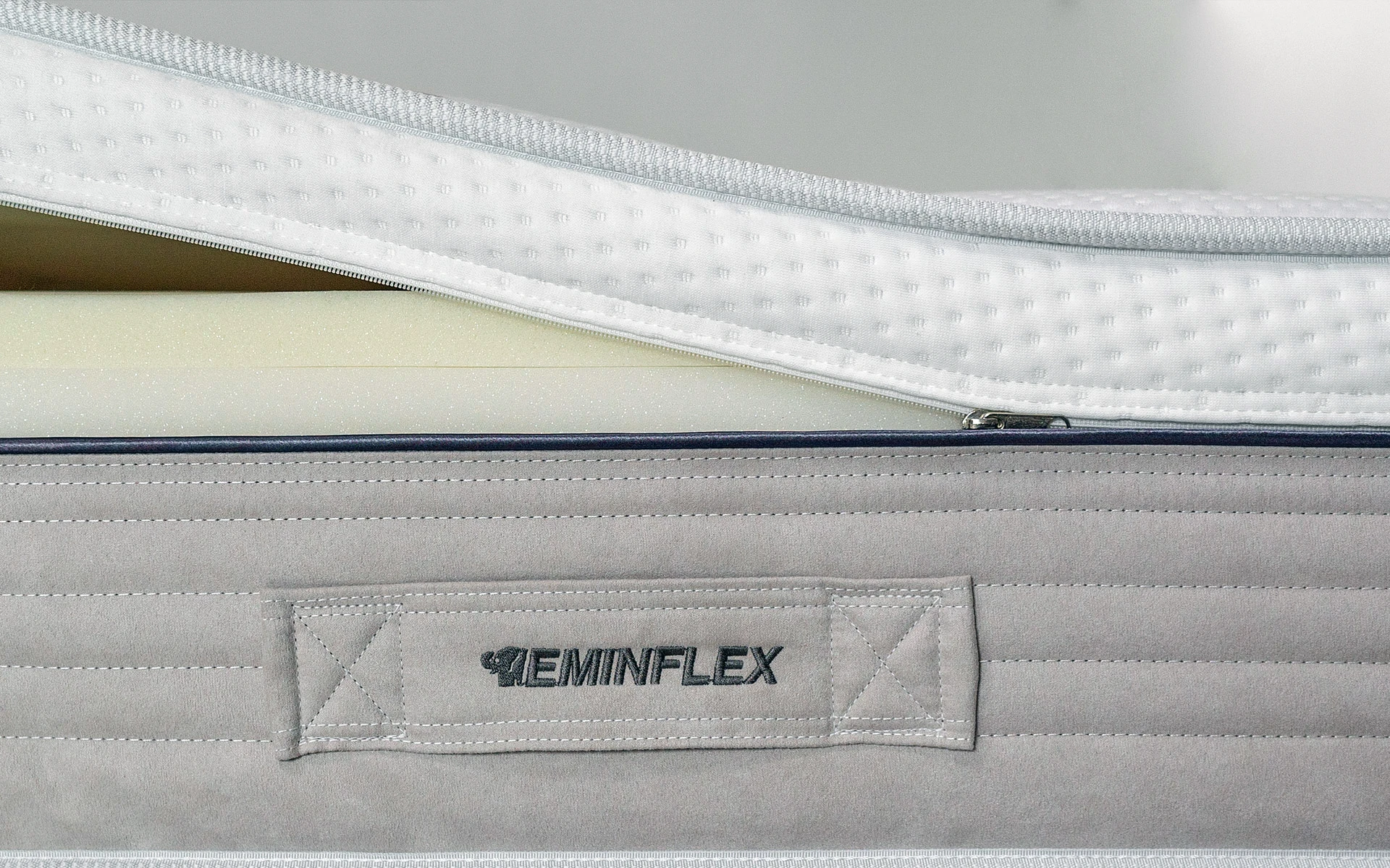 Eminflex Materasso Wonder matrimoniale dettaglio rivestimento sfoderabile