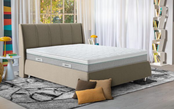Eminflex Materassi Union matrimoniale con letto ambientato