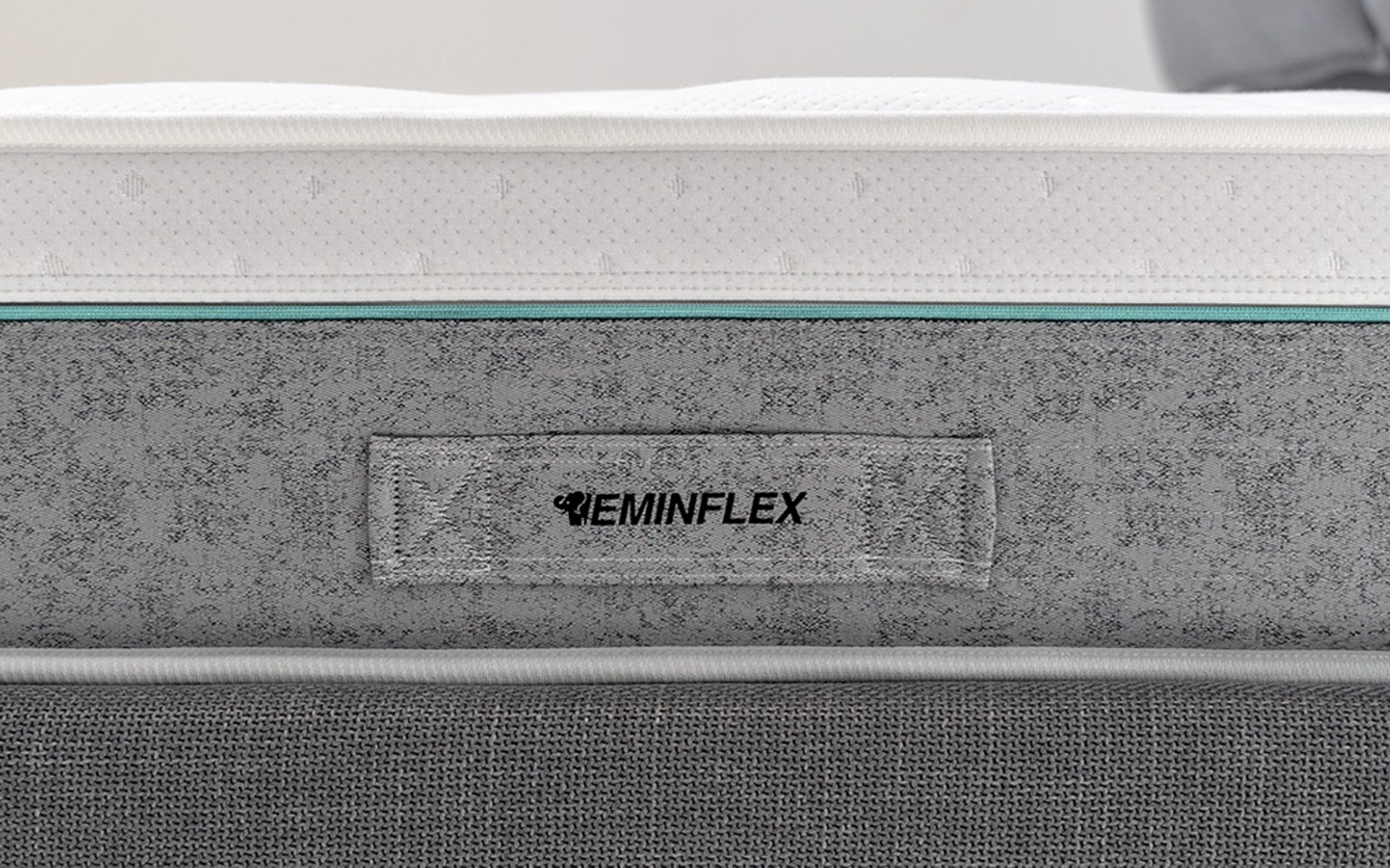 Eminflex Materassi Perfecto matrimoniale dettaglio fascia con maniglia