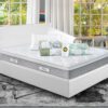 Eminflex Materassi Attivo matrimoniale in offerta con letto contenitore Anna bianco chiuso con kit notte