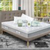 Eminflex Materassi Attivo matrimoniale con base letto Gioia tortora con kit notte
