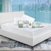 Eminflex Materassi Mito matrimoniale offerta con letto contenitore Anna bianco chiuso e kit notte