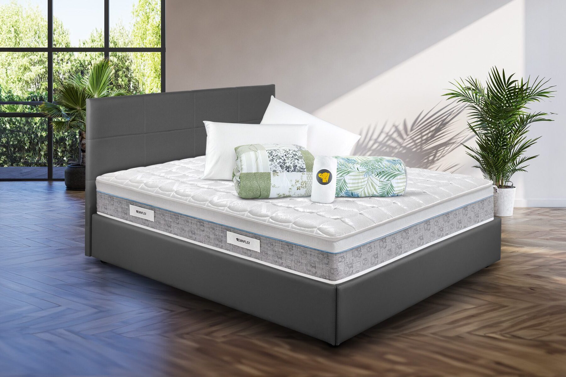 Eminflex materassi lenzuola con bordo in raso Eminflex materassi lenzuola con bordo in raso