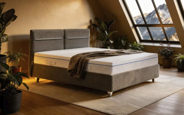 Materasso matrimoniale Family ambientato con letto Kalliope